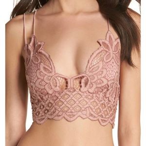 Free People - one Adella Bralette, Rose